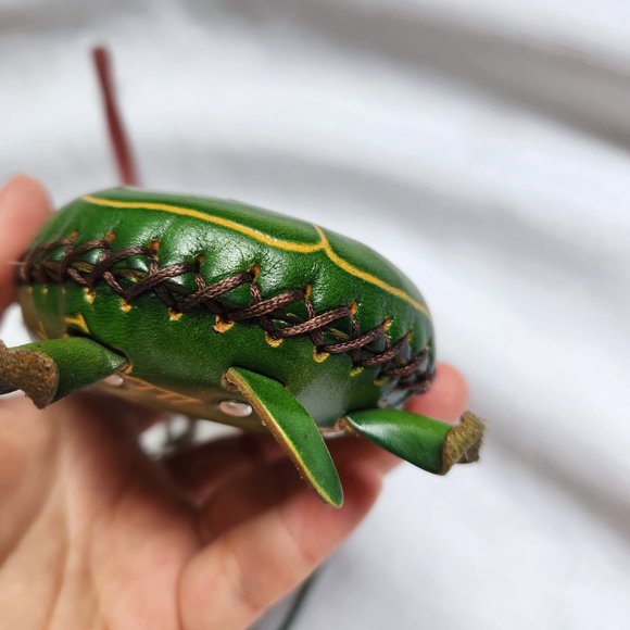 Green Turtle + Red Maple leave Leather Coin/ Change Bags / Wristlets for 1 Price - Picture 9 of 16